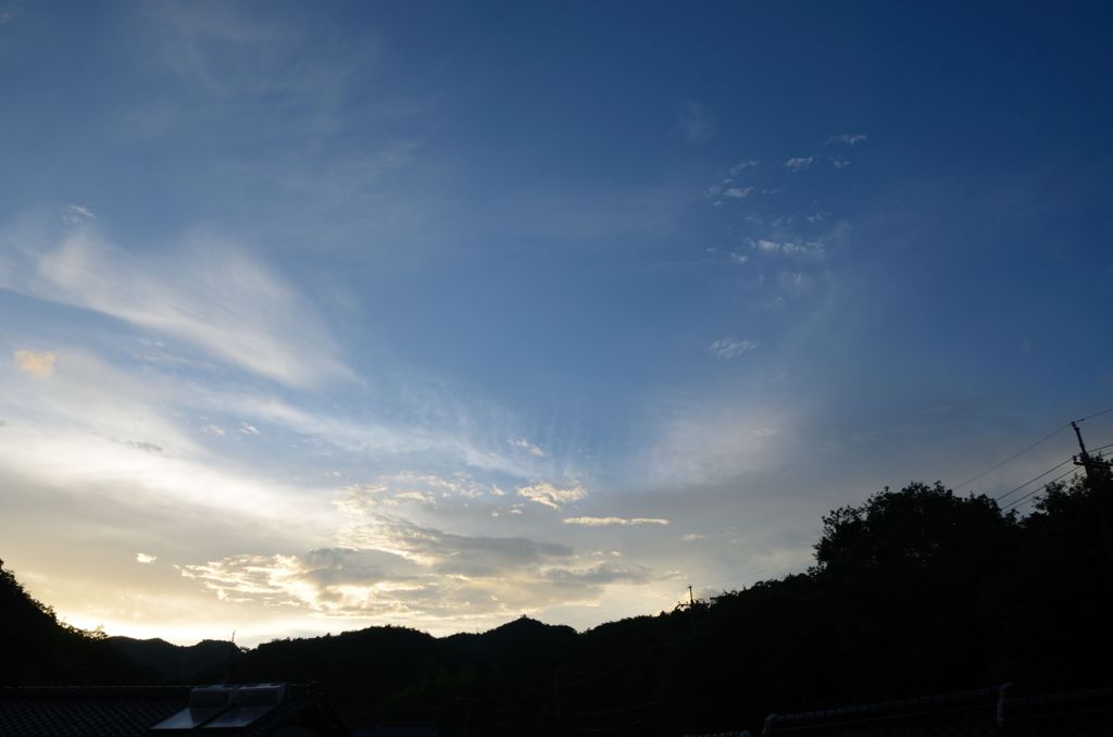 豪雨のあとに