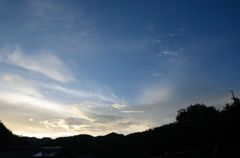 豪雨のあとに