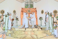 a wonderful ceremony in sketch