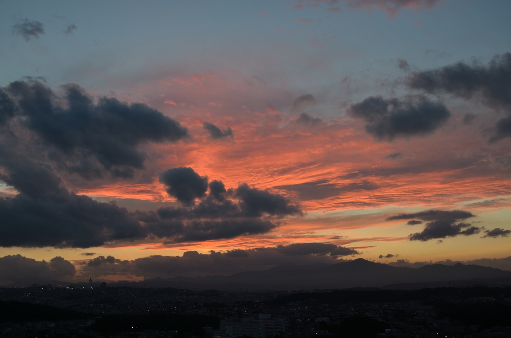 夕暮の風景