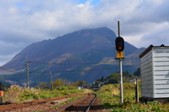 由布岳を望む