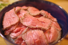 ローストビーフ丼作成