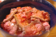 ローストビーフ丼作成