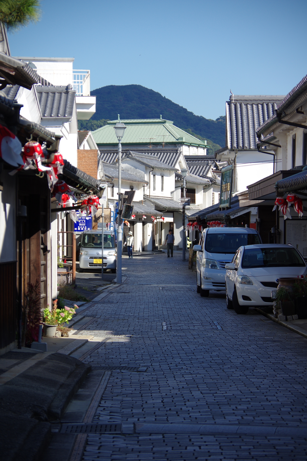 柳井市白壁の町並み