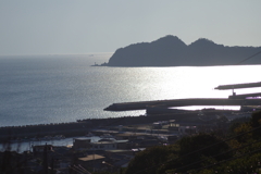 冠梅園から望む瀬戸内海