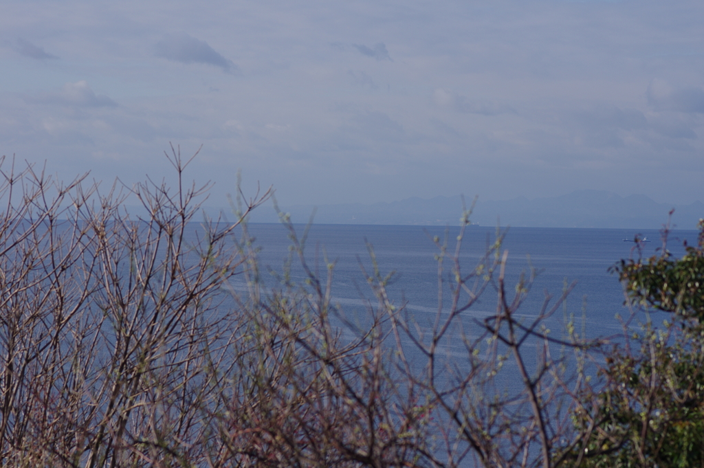 海の向こうに国東半島