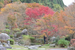 親子で紅葉狩り