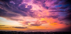 夕暮れ