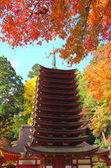 談山神社の紅葉1