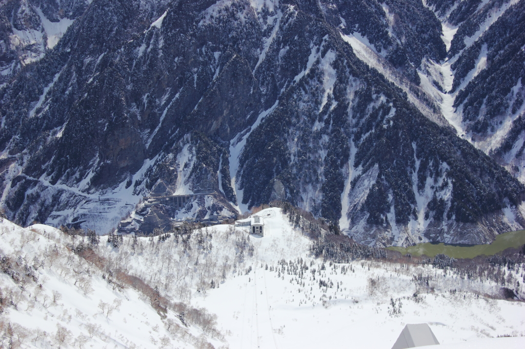 立山ロープウェイ　大観峰駅