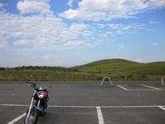 朝ひとりで秋吉台