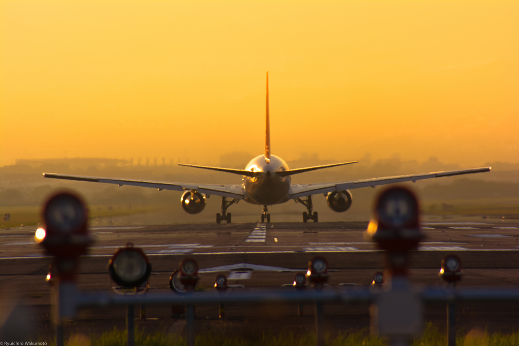 夕暮れのTAKE OFF！