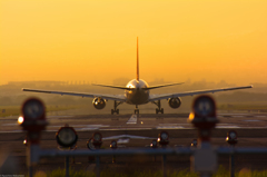 夕暮れのTAKE OFF！