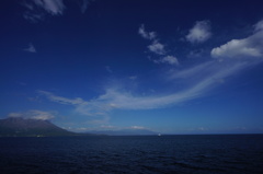 桜島と雲