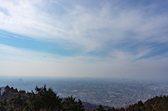 霞の空に