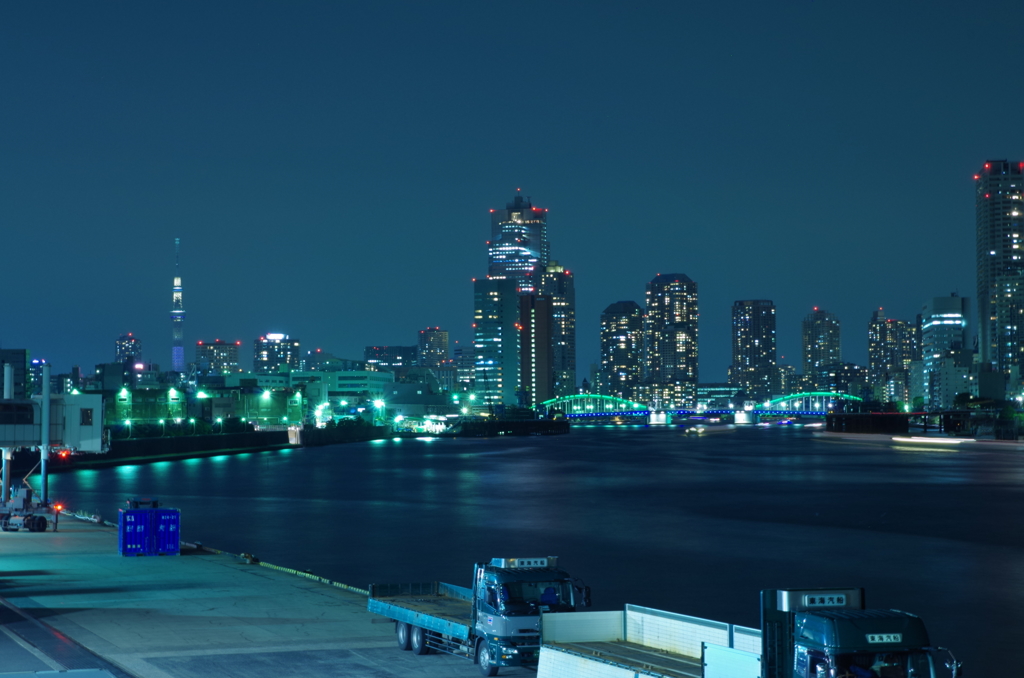 竹芝からみる東京スカイツリー