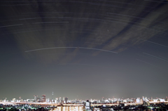 東京で流星