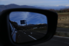 車窓から　八ケ岳