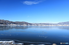 2015.1.2　諏訪湖は薄氷