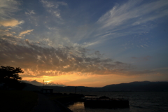 今日の夕焼け　