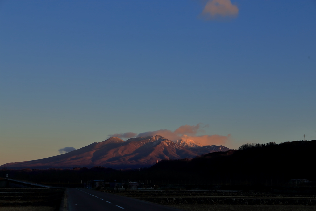 富士山の逆は八ヶ岳
