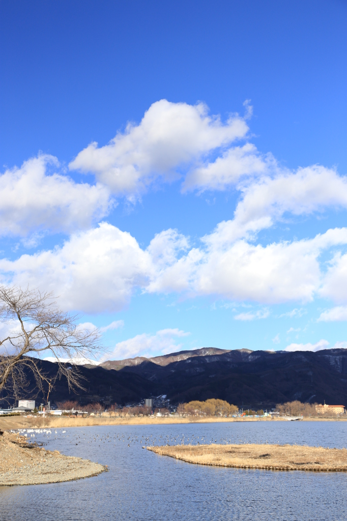 グラデーションの空