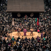 大相撲3月場所、遠藤登場に沸く大阪府立体育館