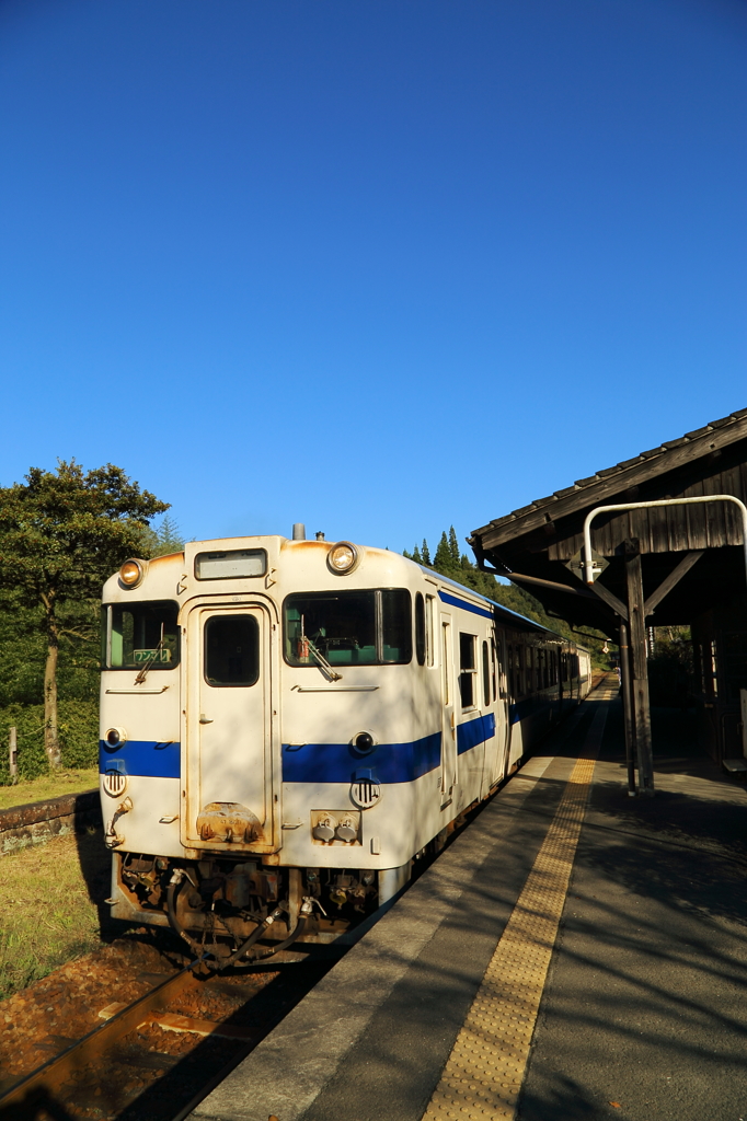嘉例川駅にて-1
