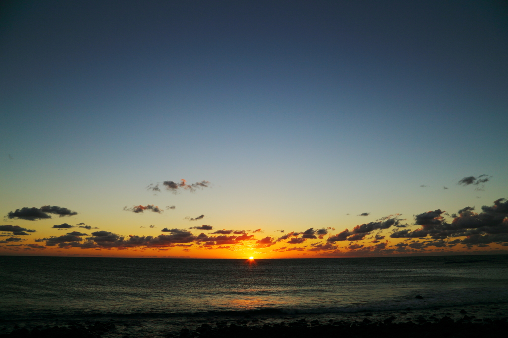 角島で夕焼け(2014.9.13)-2