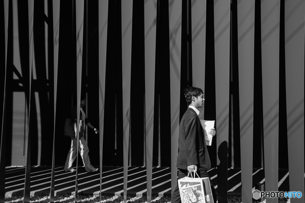 Usual daily life　 monochrome