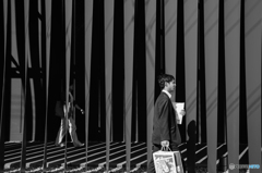 Usual daily life　 monochrome