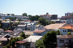 夏の朝の横浜