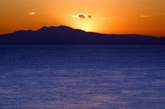 夕陽の大島111