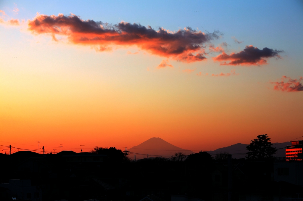 1月8日夕日ー３３３