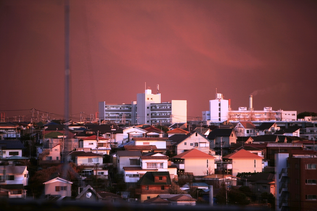 夕焼け空の横浜222