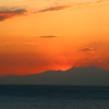 夕日の大島-2 