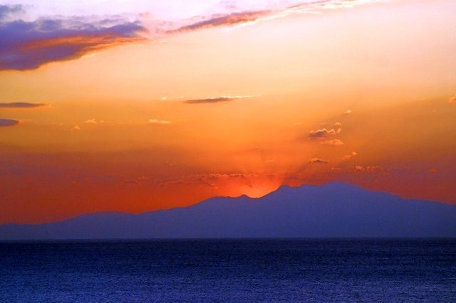 夕陽の大島222