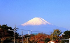 窓からの富士