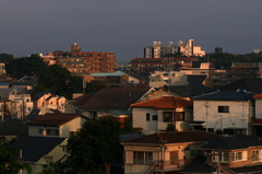 梅雨の夕暮れ