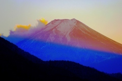 富士の夕影