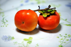 庭の柿
