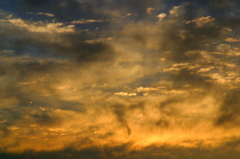 横浜朝焼け雲－１