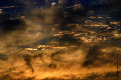 横浜朝焼け雲-2