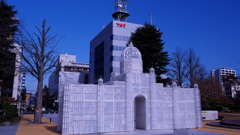 盛岡歴史文化館前にて