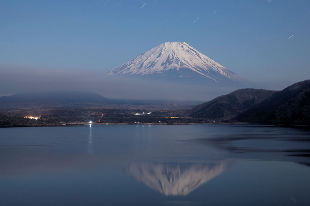 本栖湖へ...