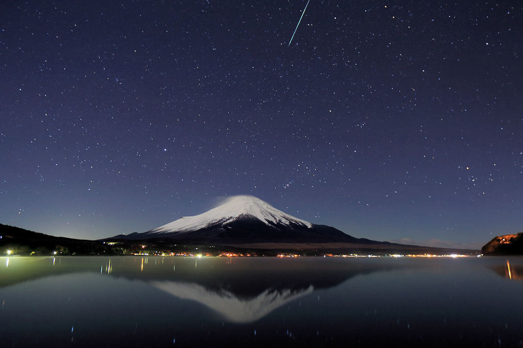 山中湖にて...