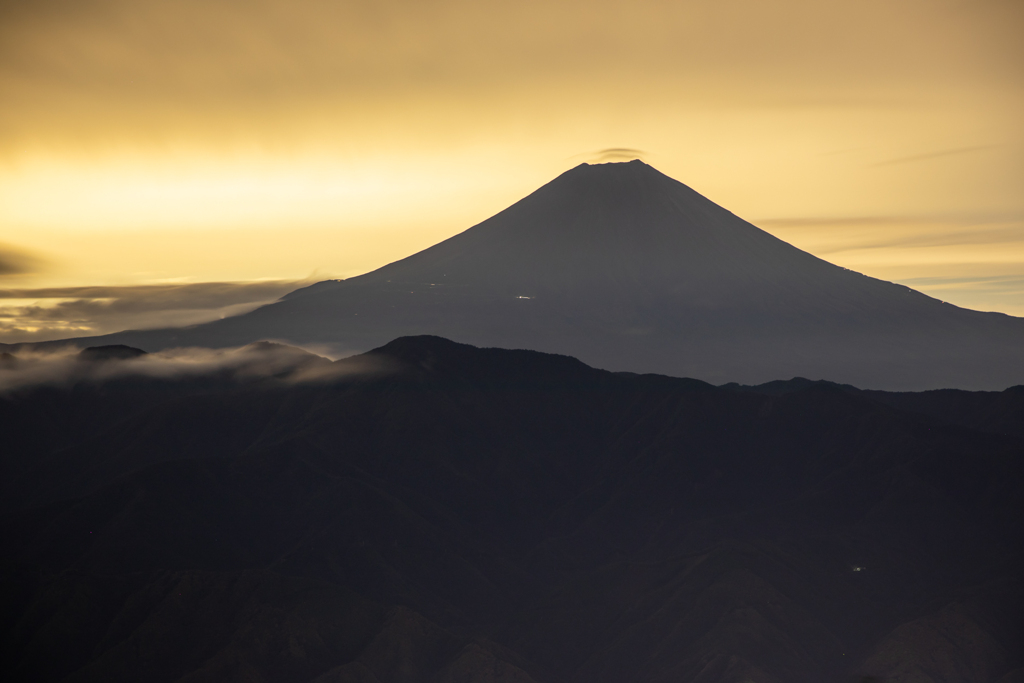 七面山にて...