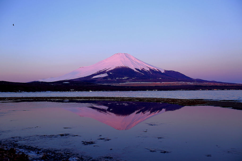 山中湖にて...
