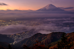 夜明けの峠にて