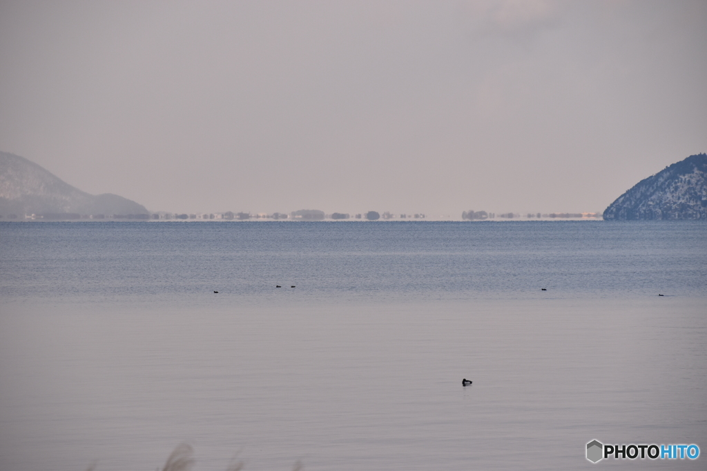 2016.1.25琵琶湖の浮島現象#1